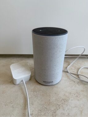 Amazon Echo 2nd Gen Smart Speaker Alexa Dolby Processing Fabric